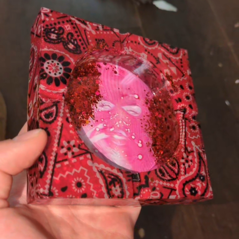 Mine Red and Pink Decorative Box